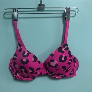 Cheetah print bra